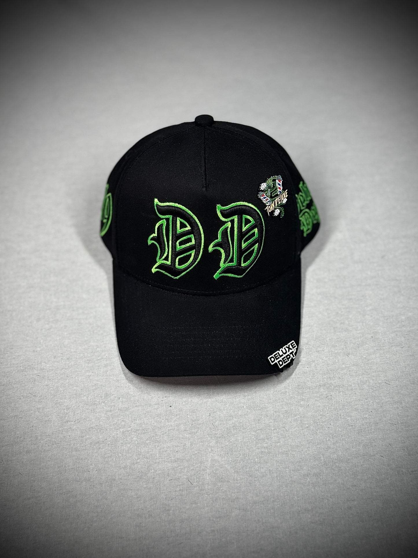 Black and green Snapback Cap