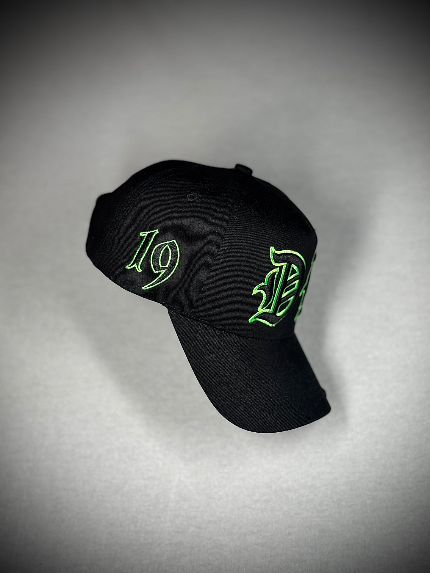 Black and green Snapback Cap