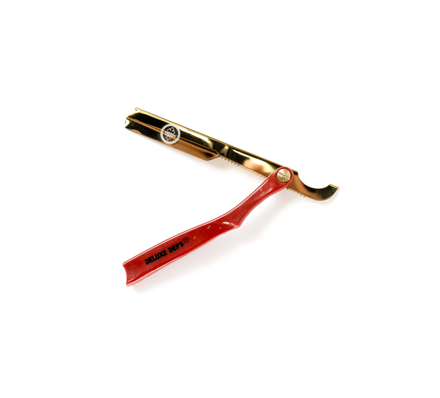 Deluxe Red and Gold Razor